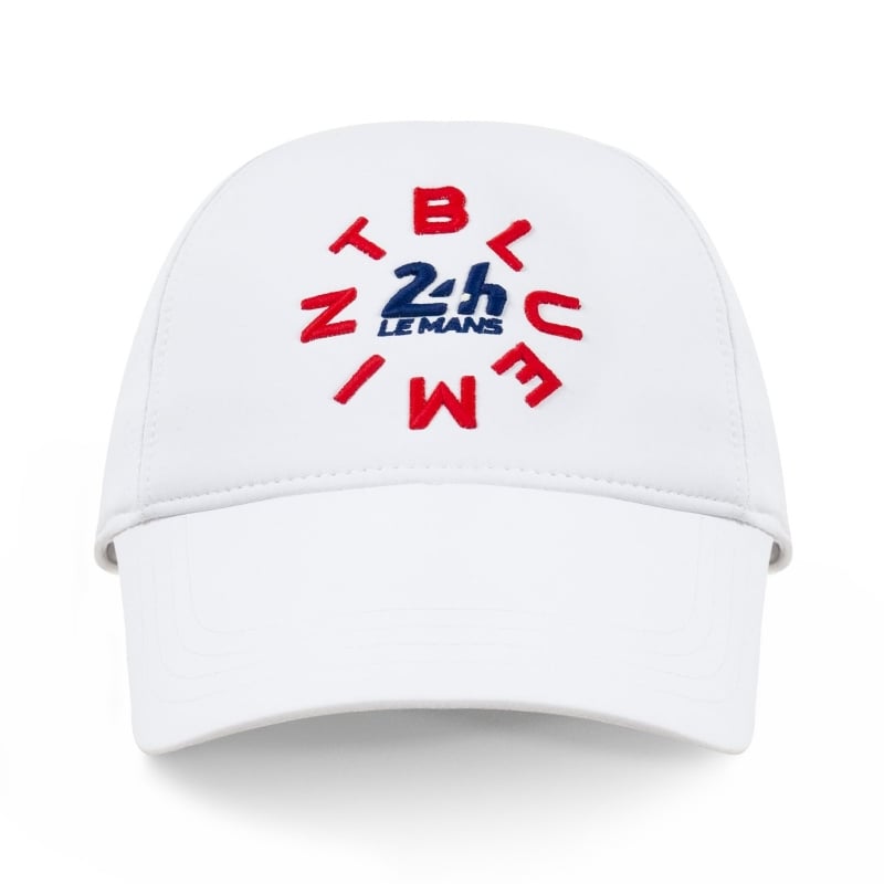 Bluemint REX TECH 24H LE MANS WHITE Techno Fabric Logo Embroidered Baseball Cap