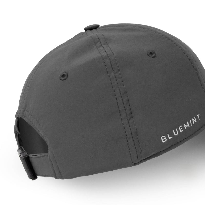 Bluemint REX TECH DARK GREY Techno Fabric Logo Embroidered Baseball Cap