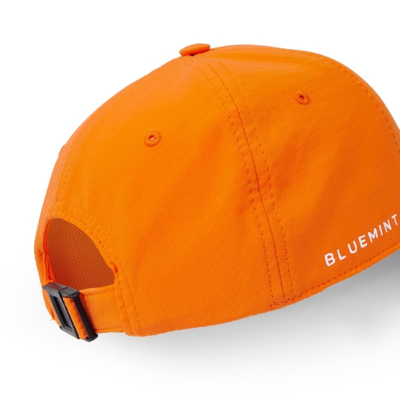 Bluemint REX TECH ORANGE Techno Fabric Logo Embroidered Baseball Cap