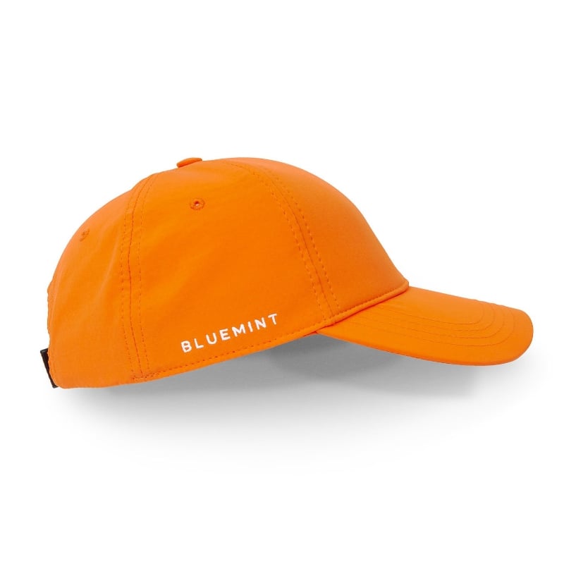 Bluemint REX TECH ORANGE Techno Fabric Logo Embroidered Baseball Cap