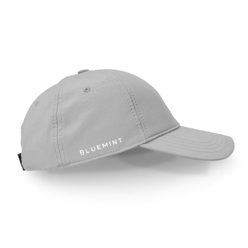 Bluemint REX TECH SILVER Techno Fabric Logo Embroidered Baseball Cap