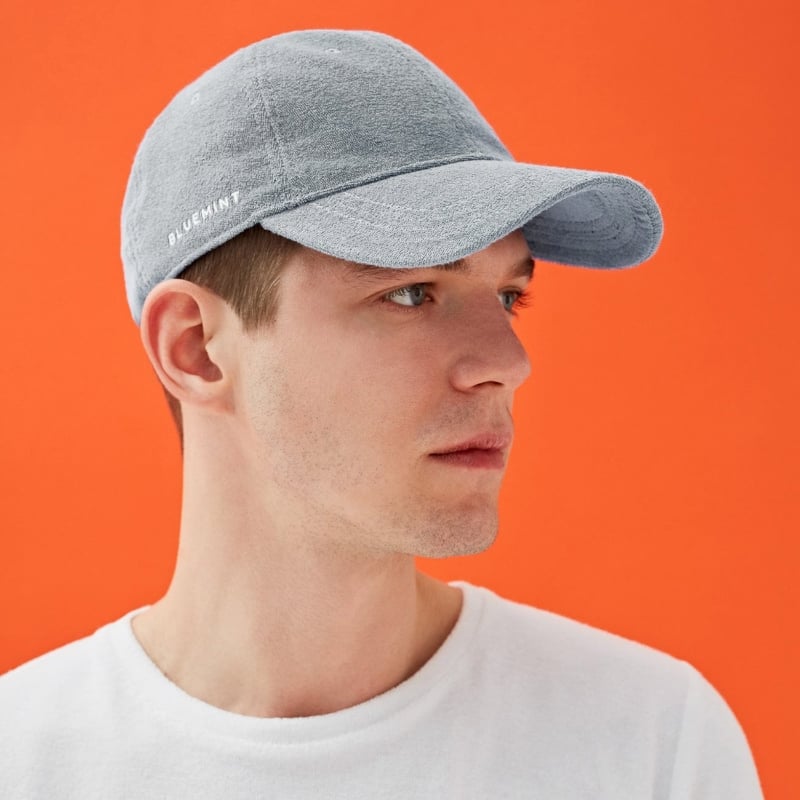 Bluemint REX TERRY VAPOR Towelling Logo Embroidered Baseball Cap