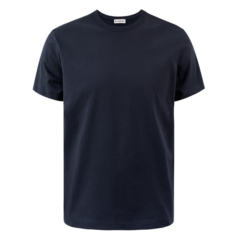 bluemint RICCI BRUSHED DARK NAVY Brushed Pima Cotton T-Shirt