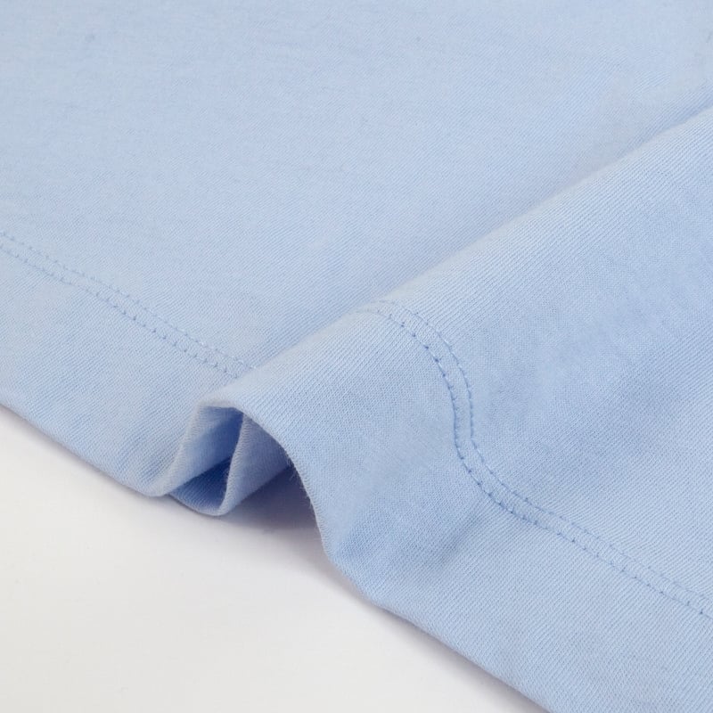 Bluemint RICCI SKY BLUE Crew Neck Pima Cotton T-Shirt