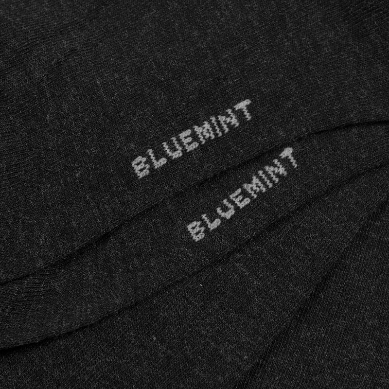 Bluemint ROY 3 PACK ANTHRACITE MELANGE Stretch-Bamboo Blend Socks