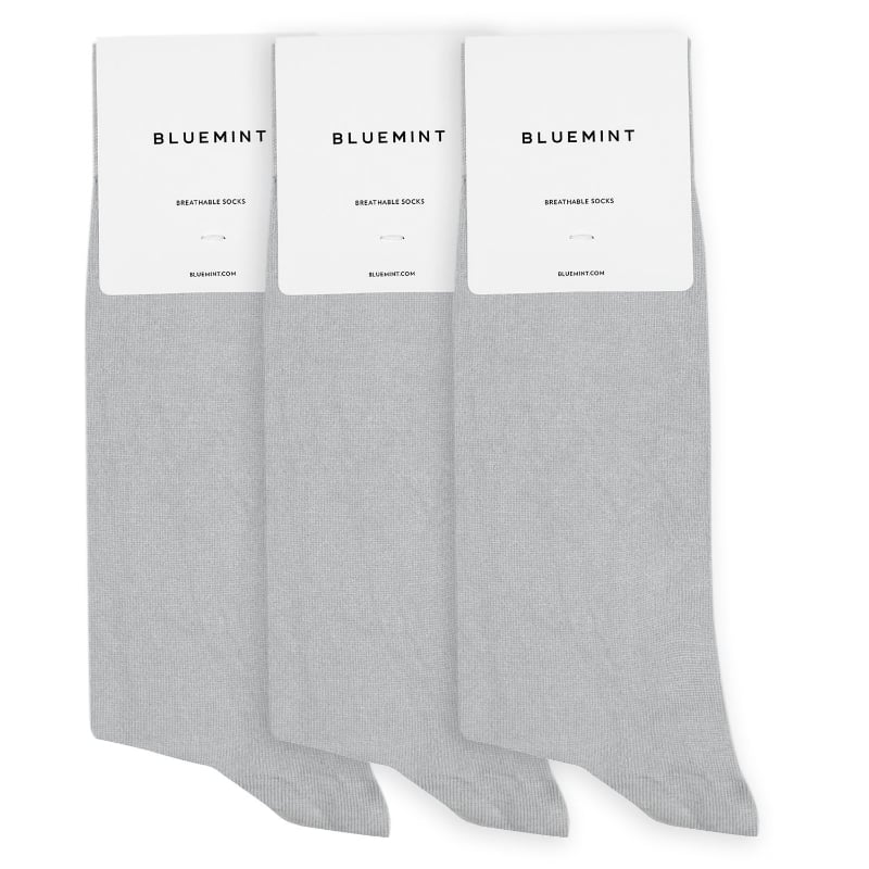 bluemint ROY 3 PACK GREY Stretch-Bamboo Blend Socks