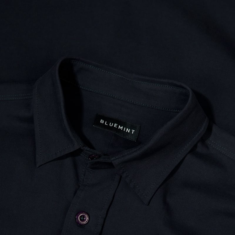 Bluemint RUBINO DARK NAVY Stretch Cotton-Blend Shirt