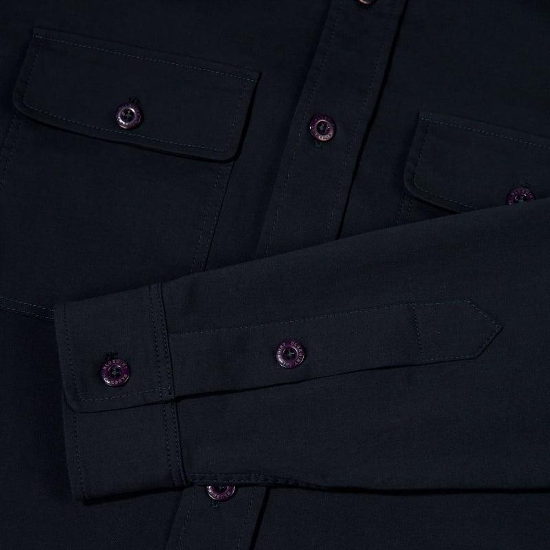 Bluemint RUBINO DARK NAVY Stretch Cotton-Blend Shirt