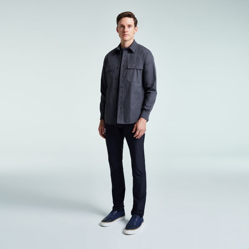 Bluemint RUBINO NIGHT SHADOW Stretch Cotton-Blend Shirt