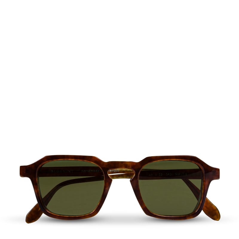 bluemint SMITH BROWN TURTLE SHADE Square Frame Sunglasses