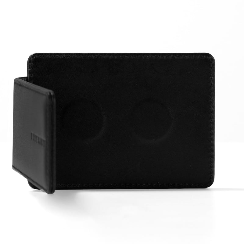 Bluemint STANLEY BLACK Leather Wallet With Money Clip