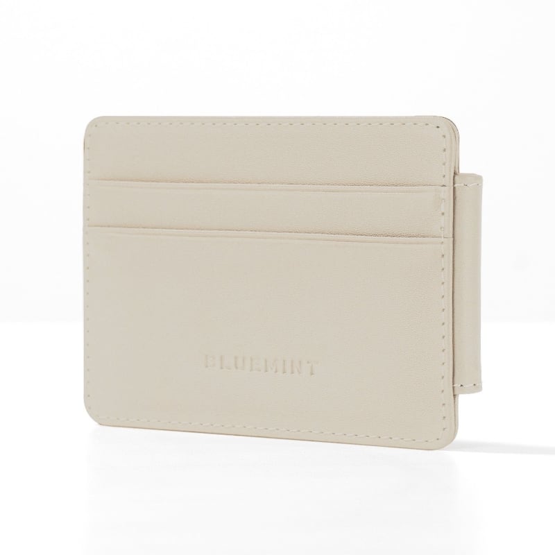 Bluemint STANLEY GREY Leather Wallet With Money Clip