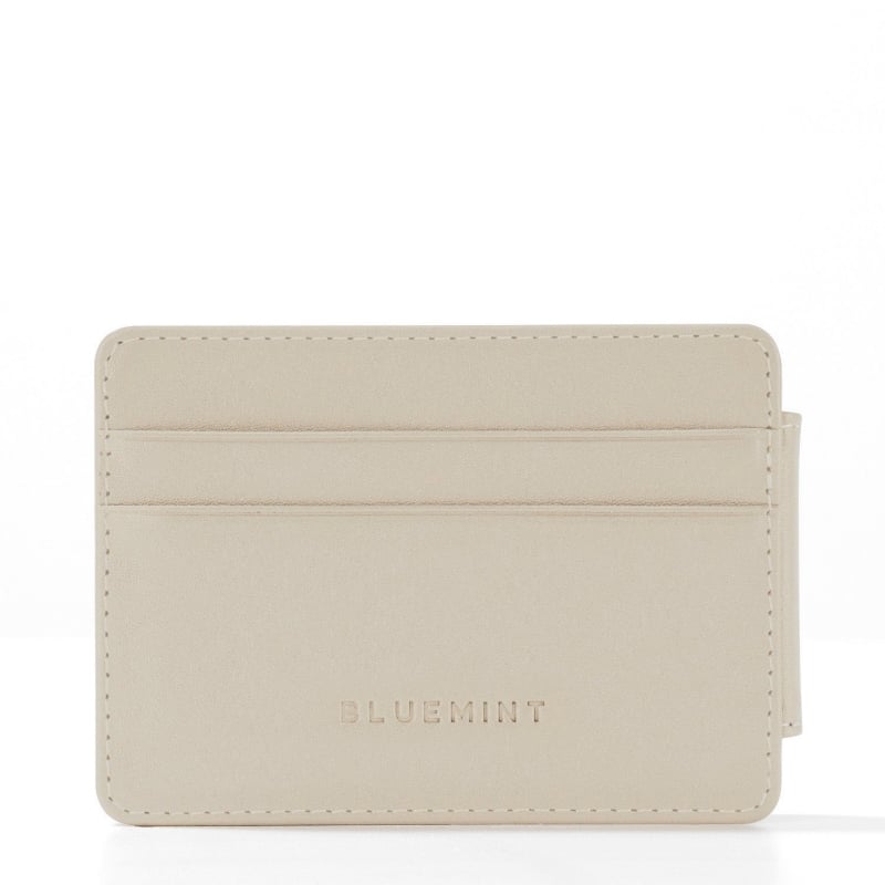 bluemint STANLEY GREY Leather Wallet with Money Clip