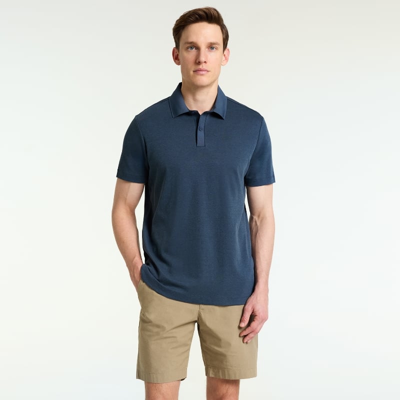 Bluemint SYDNEY MIDNIGHT Lightweight Ribbed Polo Shirt