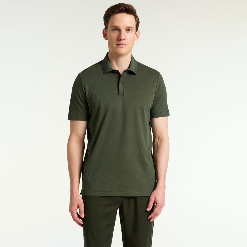 Bluemint SYDNEY RAINFOREST Lightweight Ribbed Polo Shirt