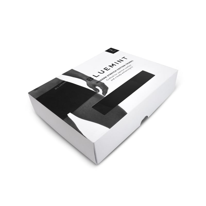 Bluemint TOM 3 PACK BLACK Stretch-Cotton Boxer Briefs