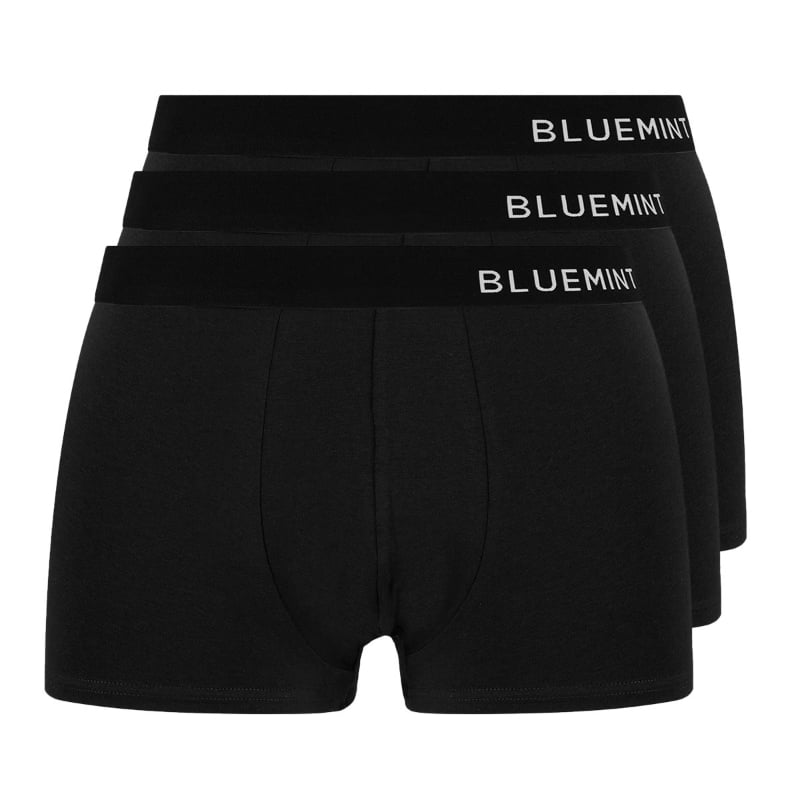 bluemint TOM 3 PACK BLACK Stretch-Cotton Boxer Briefs