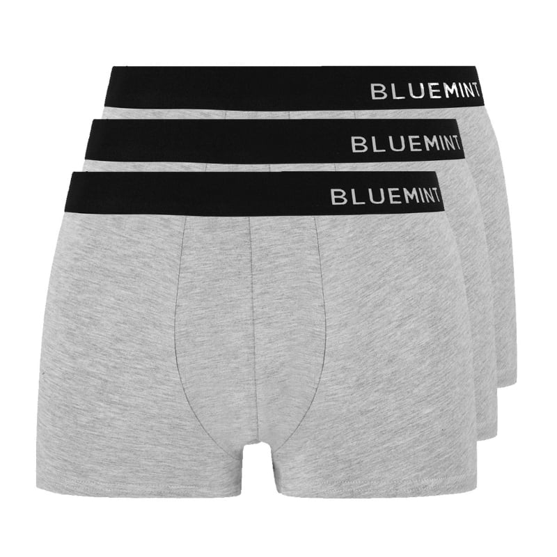 bluemint TOM 3 PACK GREY MELANGE Stretch-Cotton Boxer Briefs