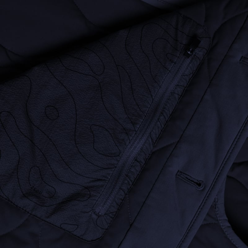 Bluemint WALKER DARK NAVY Water-Repellent Field Jacket With Detachable Vest