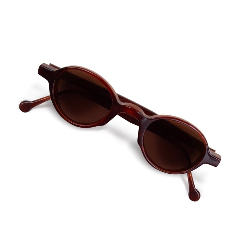 Bluemint WESSON BROWN TURTLE SHADE Round Frame Sunglasses