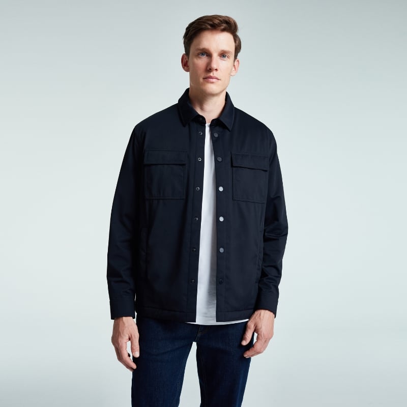 Bluemint WILL NAVY Padded Water-Repellent Shirt Jacket
