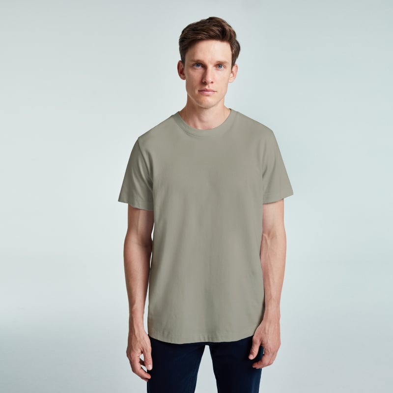 Bluemint WILLIAM BRUSHED OLIVE Brushed Cotton T-Shirt