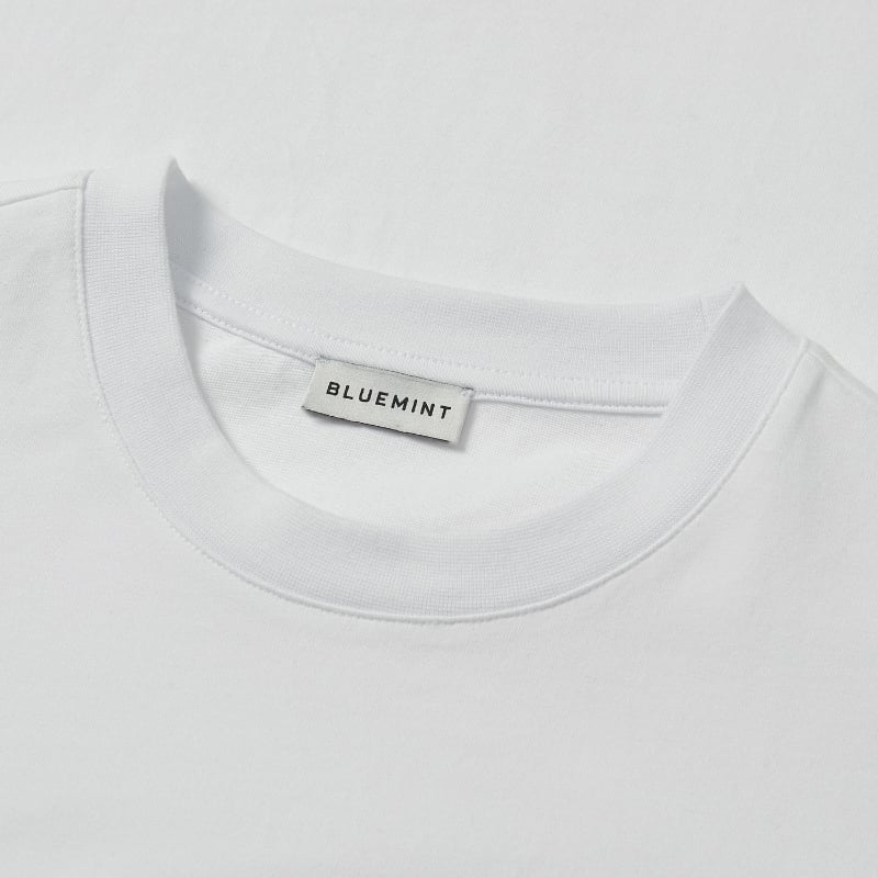 Bluemint WILLIAM BRUSHED WHITE Brushed Cotton T-Shirt