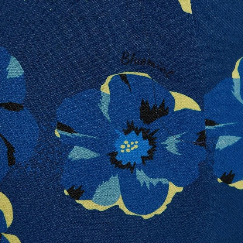 Bluemint ZOE NAVY MOON FLOWER Printed Tapered Trousers