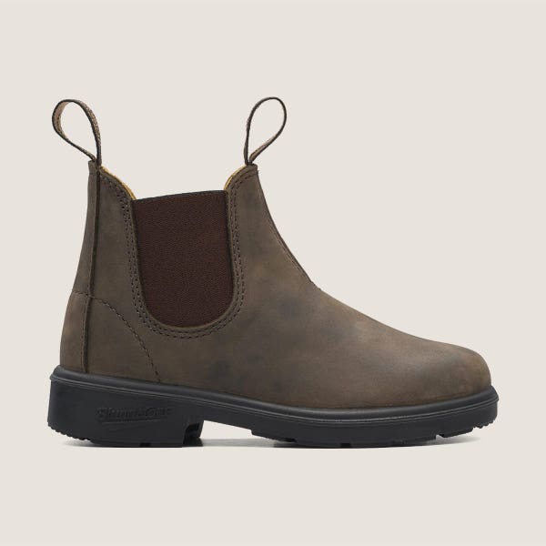 Blundstone Kids' Series Chelsea Boots - Rustic Brown