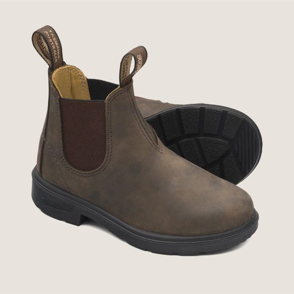 Blundstone Kids' Series Chelsea Boots - Rustic Brown