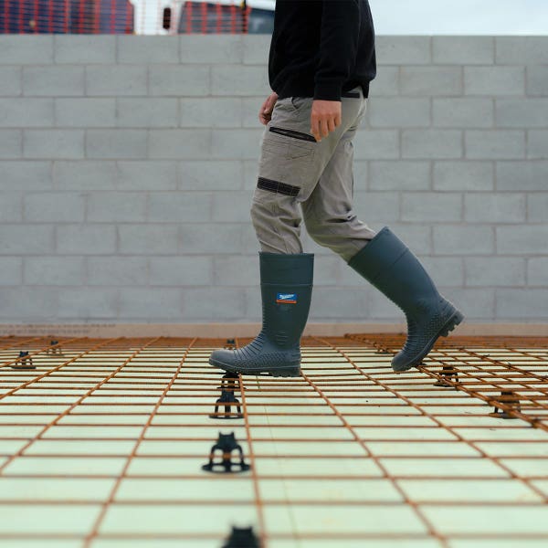 Blundstone Work Series Gumboots Boots - Grey