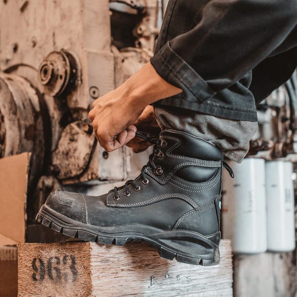 Blundstone Work Series Zip Up Boots - Black