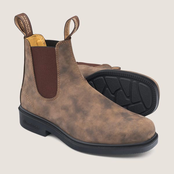 Blundstone Youth Dress Chelsea Boots - Rustic Brown
