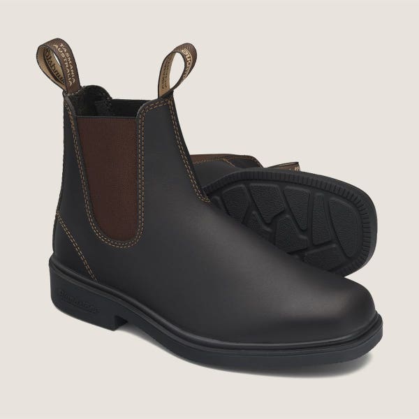 Blundstone Youth Dress Chelsea Boots - Stout Brown