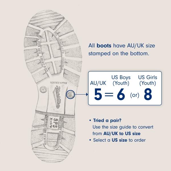 Blundstone Youth Thermal Chelsea Boots - Rustic Brown