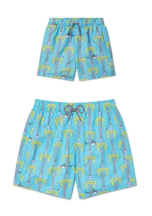 boardies Atlantis Swim Shorts - Father & Son Set