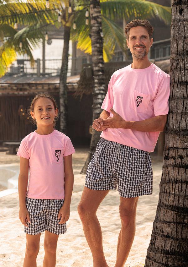 Boardies Clara Palm T-Shirts - Adult & Kids Set