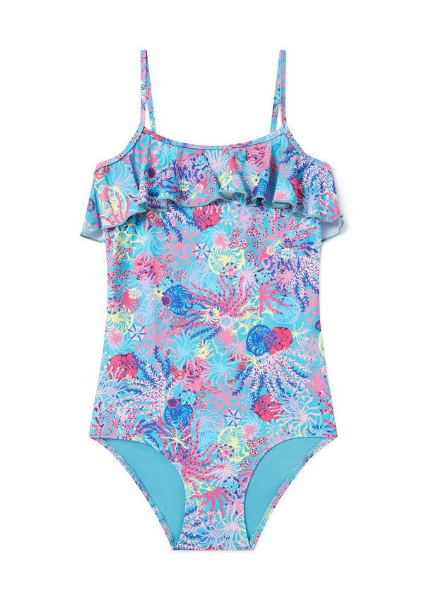 boardies Coral Older Girls Swimsuit