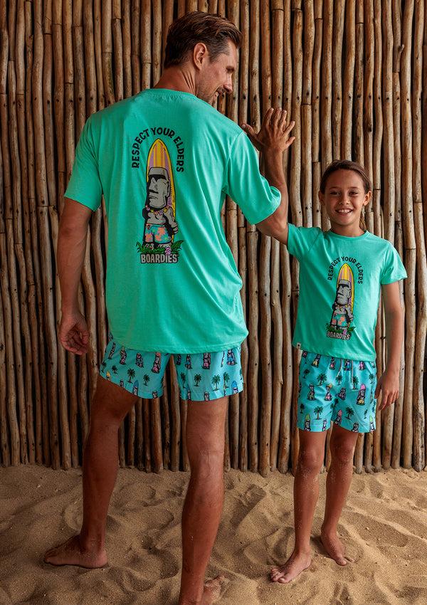 Boardies Island Elders Kids T-Shirt