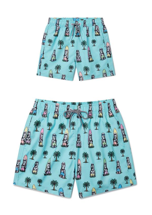 boardies Island Elders Swim Shorts - Father & Son Set