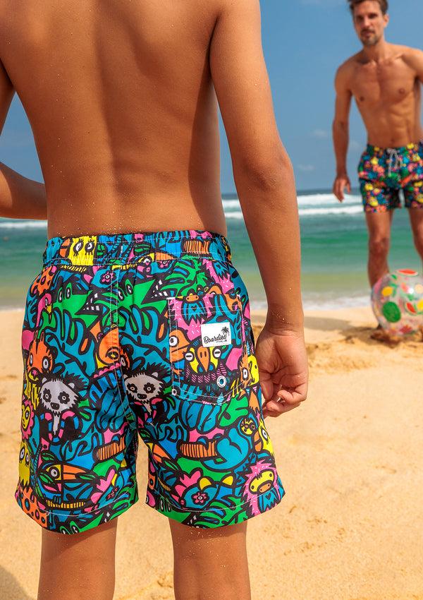 Boardies Munday Jungle Swim Shorts - Father & Son Set