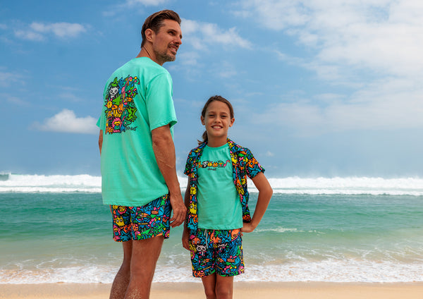 Boardies Munday Jungle Swim Shorts - Father & Son Set