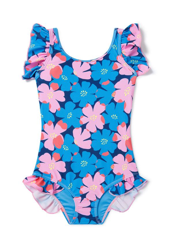 boardies Sully Floral Little Girls Swimsuit
