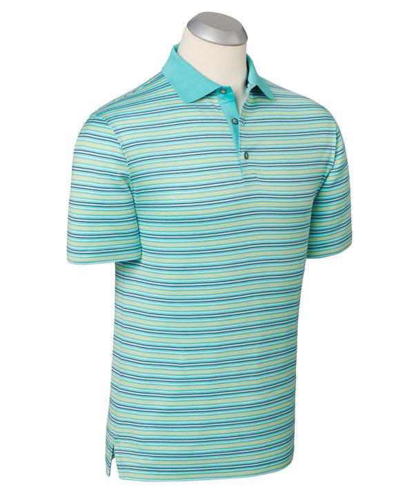Bobby Jones Bliss Luxe 100% Mercerized Cotton Stripe Polo Shirt