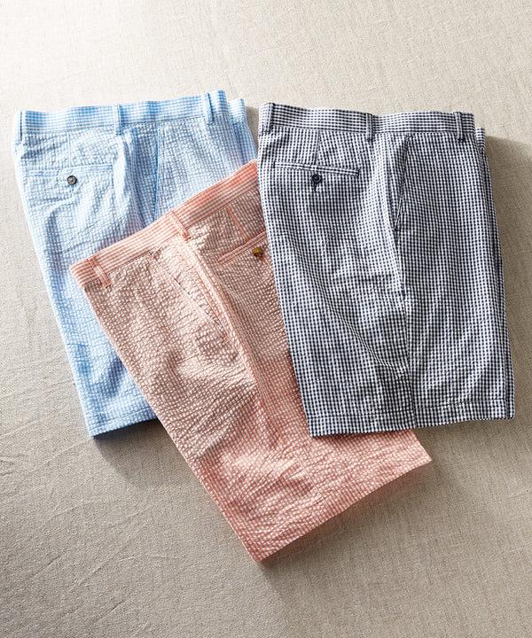 Bobby Jones Mini-check Seersucker Short