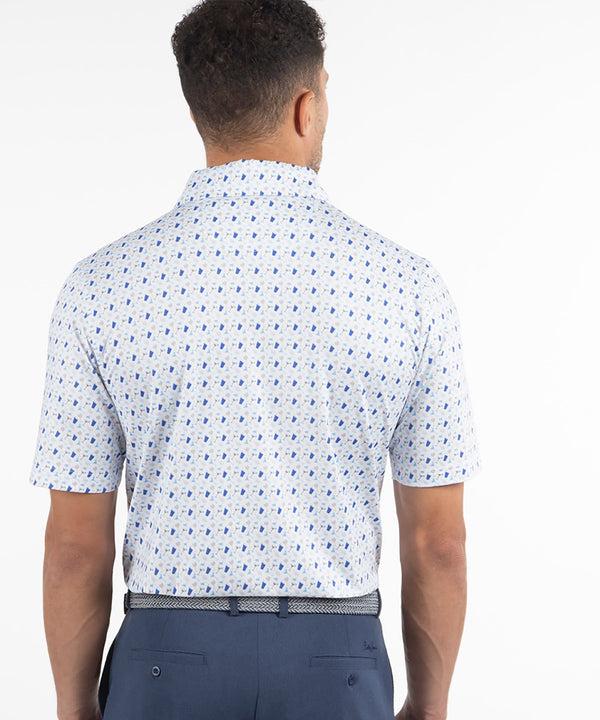 Bobby Jones Performance 19th Hole Print Polo
