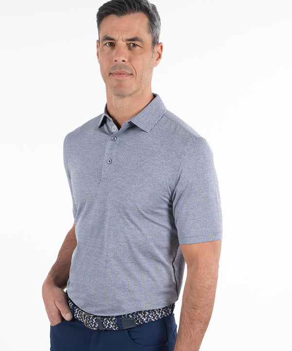 bobby jones Performance Gingham Jacquard Polo