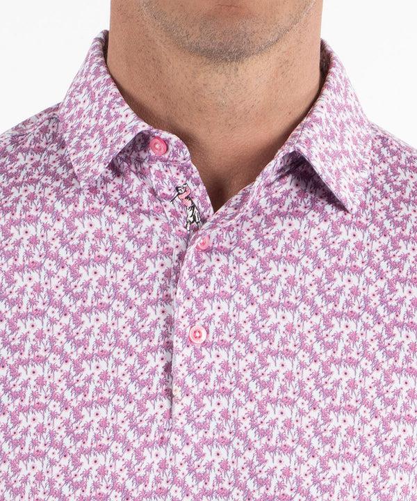 Bobby Jones Performance Palmy Print Polo