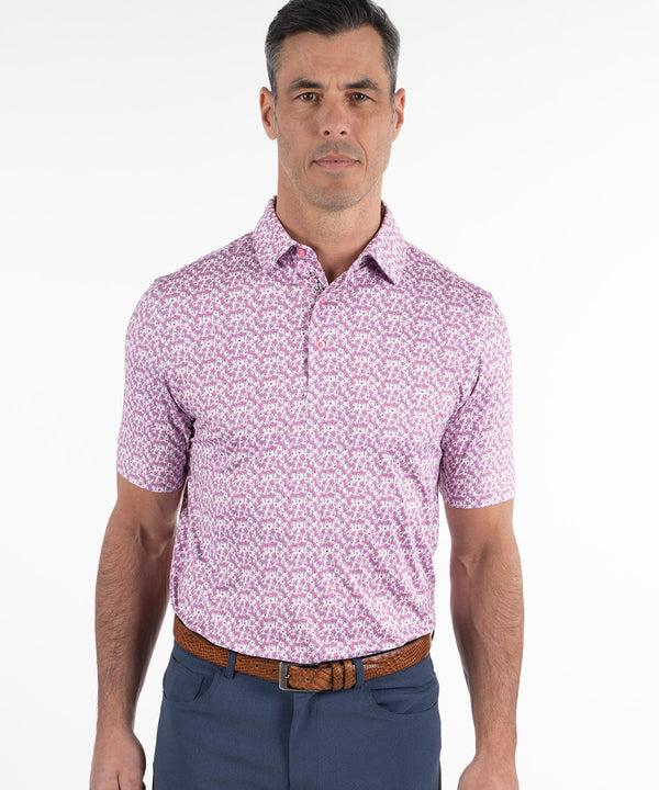 bobby jones Performance Palmy Print Polo