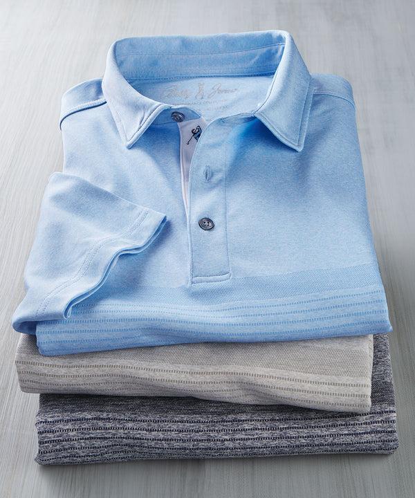 Bobby Jones Performance Zuma Jacquard Stripe Polo
